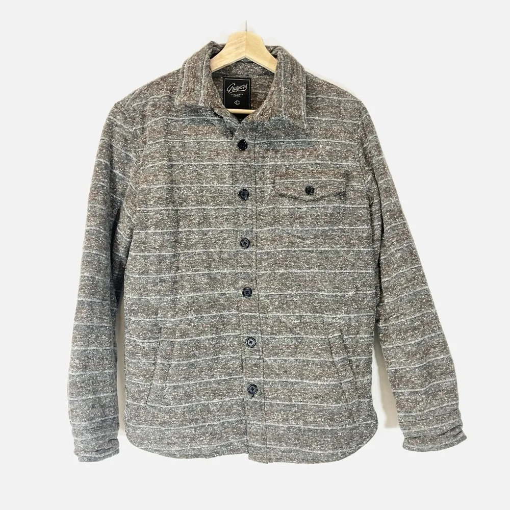 NWOT Grayers Clothiers Mens Quilted Shacket Jacket Heavy Weight Warm Size Small